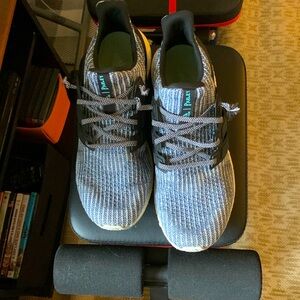 adidas Men's Gray and Black Athletic Running Shoes